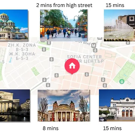 Centre For 6 Guests Apartament *