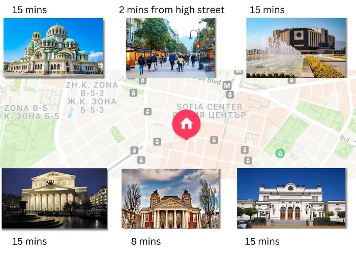 Centre For 6 Guests Apartment *